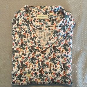 Caribbean mens short sleeved shirt